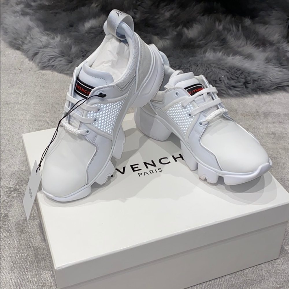 Givenchy white neoprene and leather  sneakers